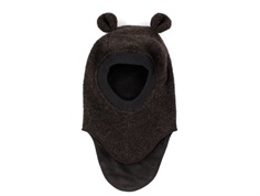 Huttelihut dark brown elephant hat with plush ears
